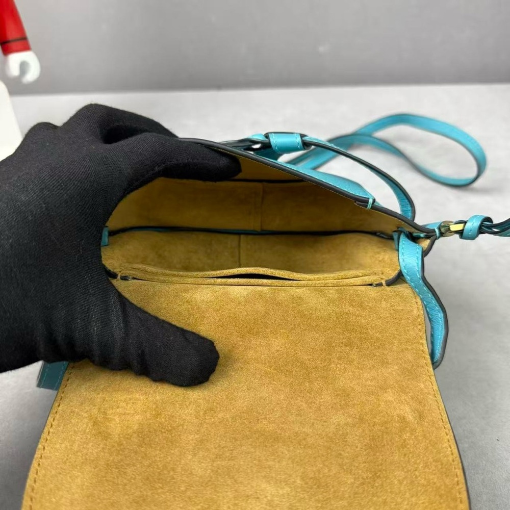 Authentic Loewe Teal Crossbody Bag - Picture 7 of 7
